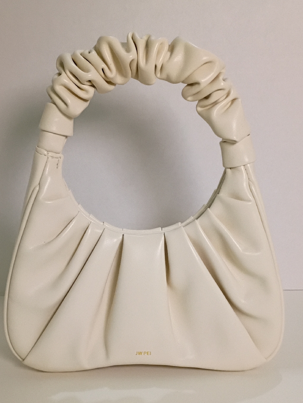JW PEI Gabby Bag Ivory Scrunch Handle